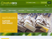Tablet Screenshot of naturarci.it